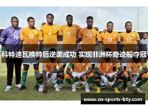 科特迪瓦换帅后逆袭成功 实现非洲杯奇迹般夺冠
